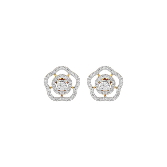 Diamond Grace Drop Earring 18 KT / Yellow Gold