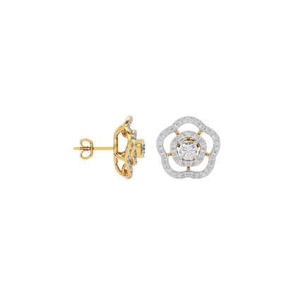 Diamond Grace Drop Earring 18 KT / Yellow Gold