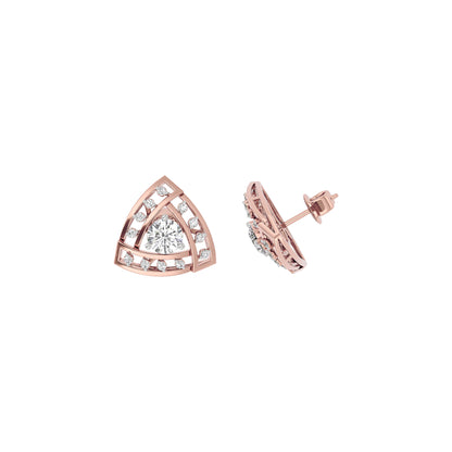 Diamond Velvet Touch Earring 18 KT / Rose Gold