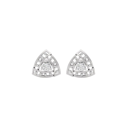 Diamond Velvet Touch Earring 18 KT / White Gold