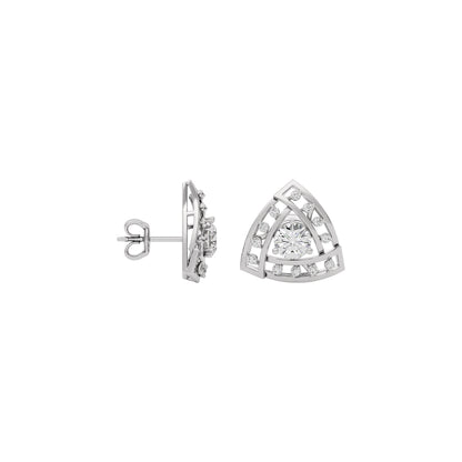 Diamond Velvet Touch Earring 18 KT / White Gold