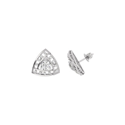 Diamond Velvet Touch Earring 18 KT / White Gold