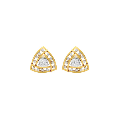Diamond Velvet Touch Earring 18 KT / Yellow Gold