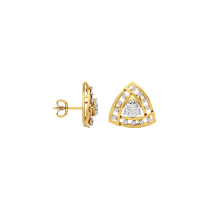 Diamond Velvet Touch Earring 18 KT / Yellow Gold