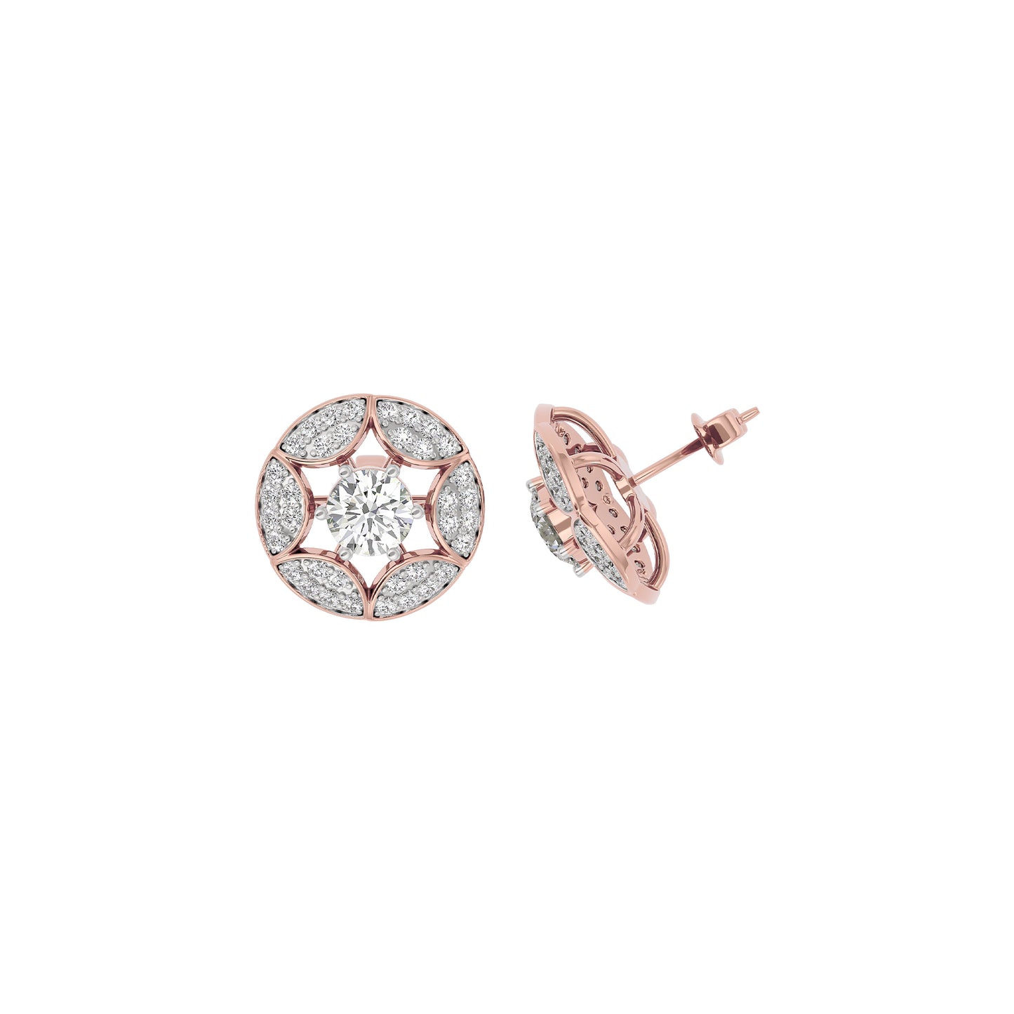 Eternal Glow Diamond Earring 18 KT / Rose Gold
