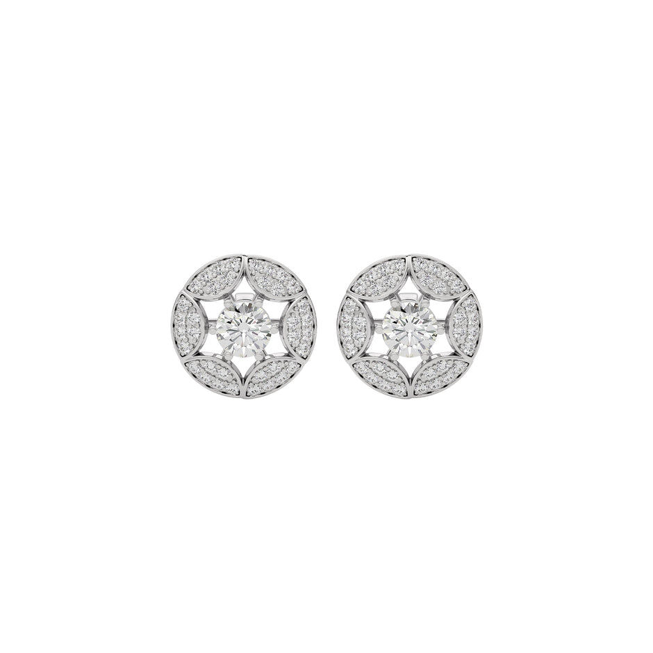 Eternal Glow Diamond Earring 18 KT / White Gold