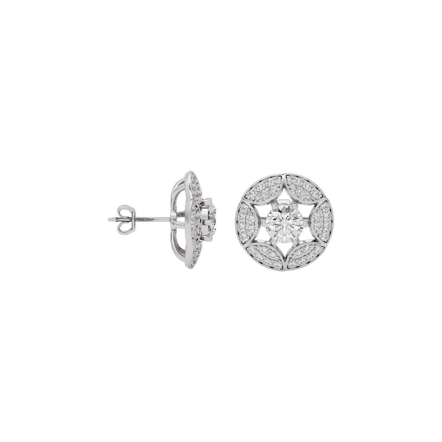 Eternal Glow Diamond Earring 18 KT / White Gold