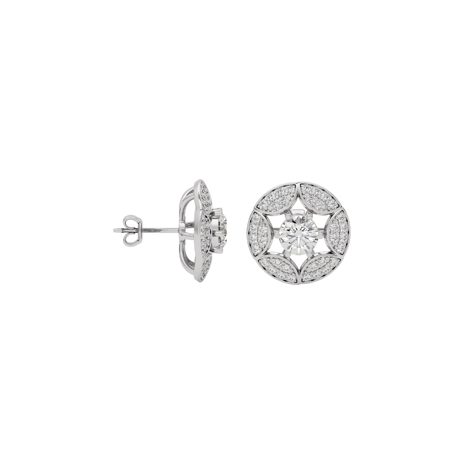 Eternal Glow Diamond Earring 18 KT / White Gold