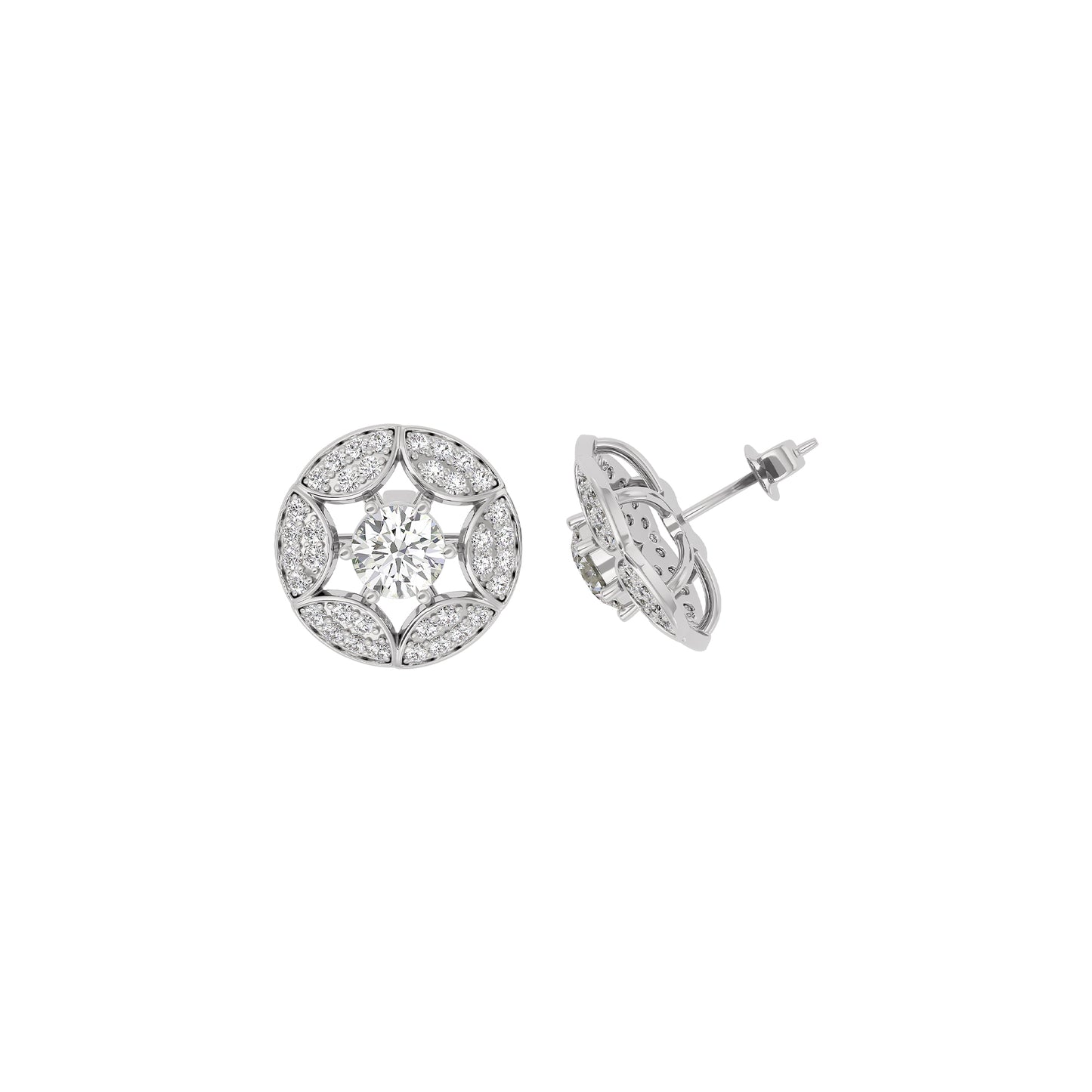 Eternal Glow Diamond Earring 18 KT / White Gold