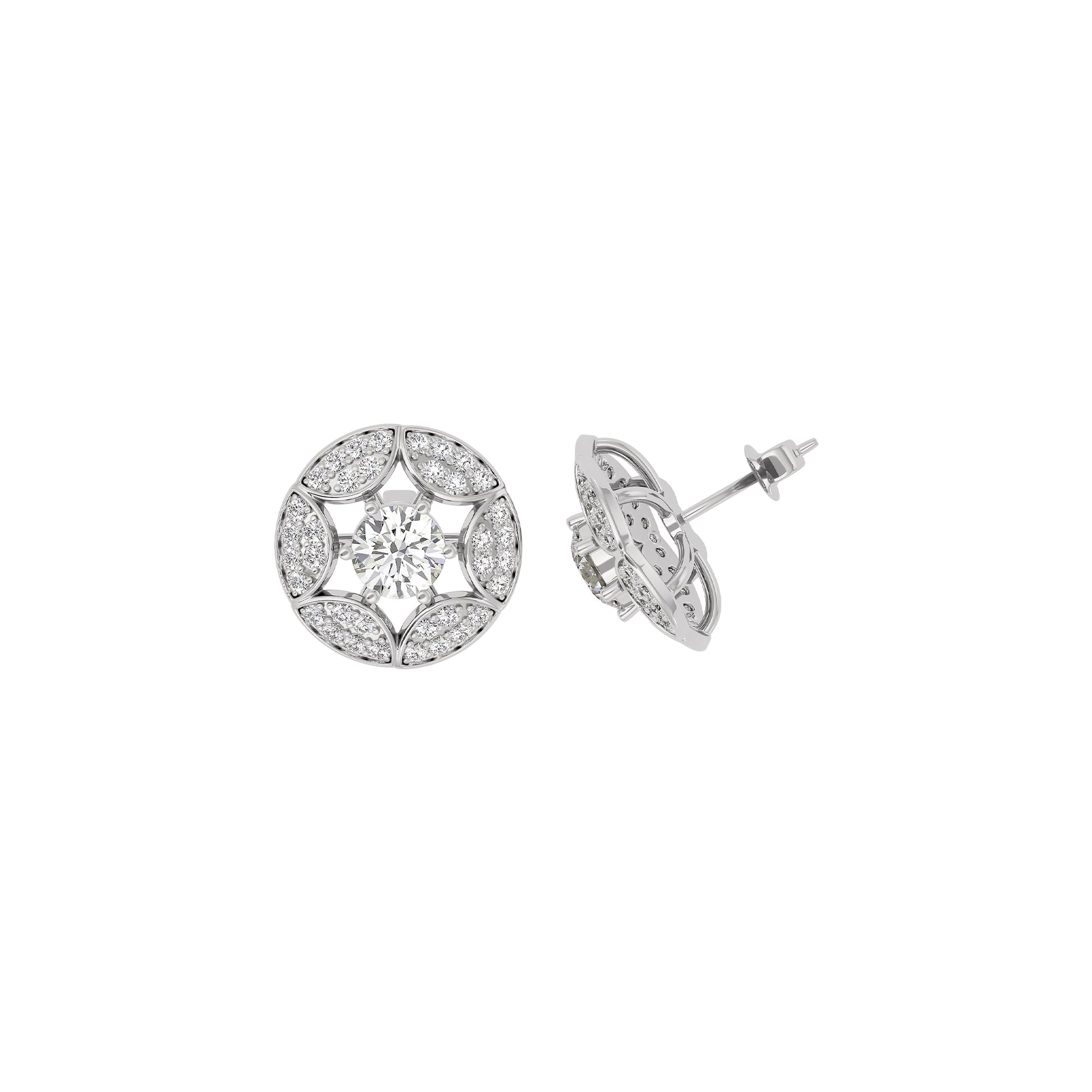 Eternal Glow Diamond Earring 18 KT / White Gold