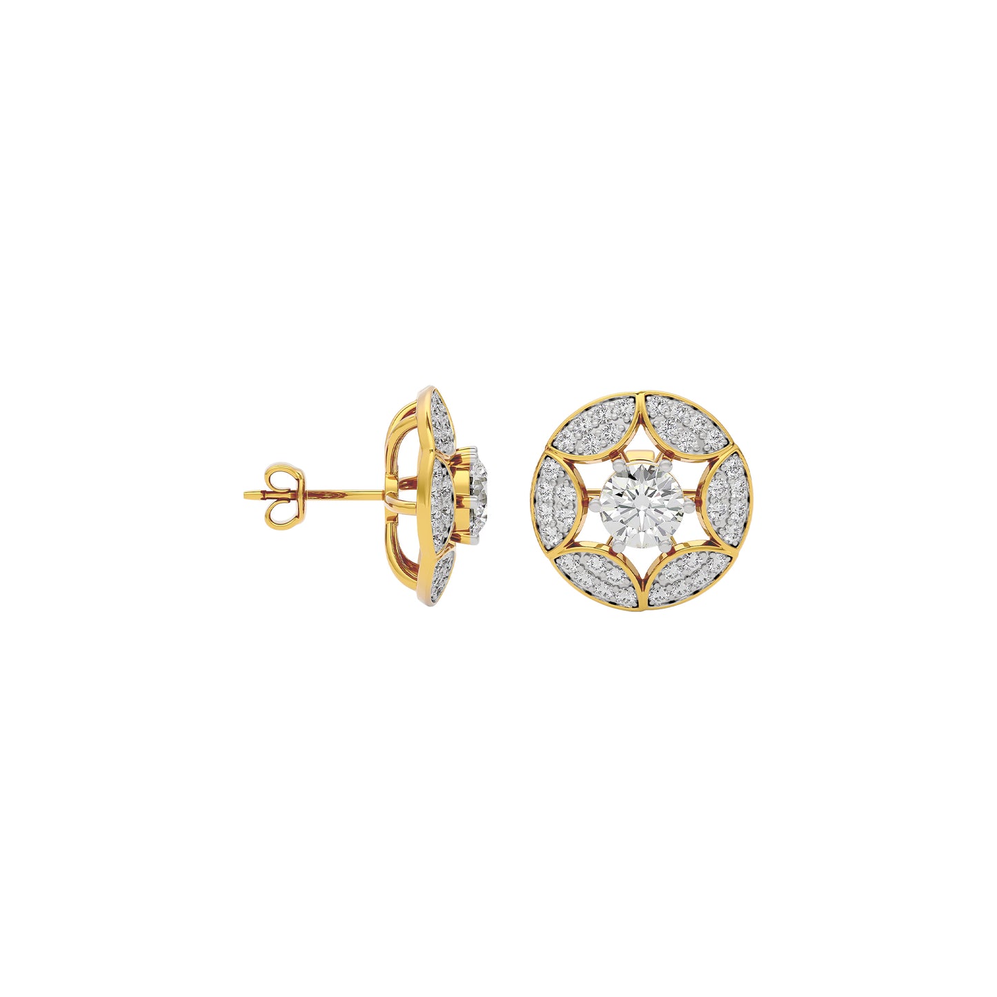 Eternal Glow Diamond Earring 18 KT / Yellow Gold