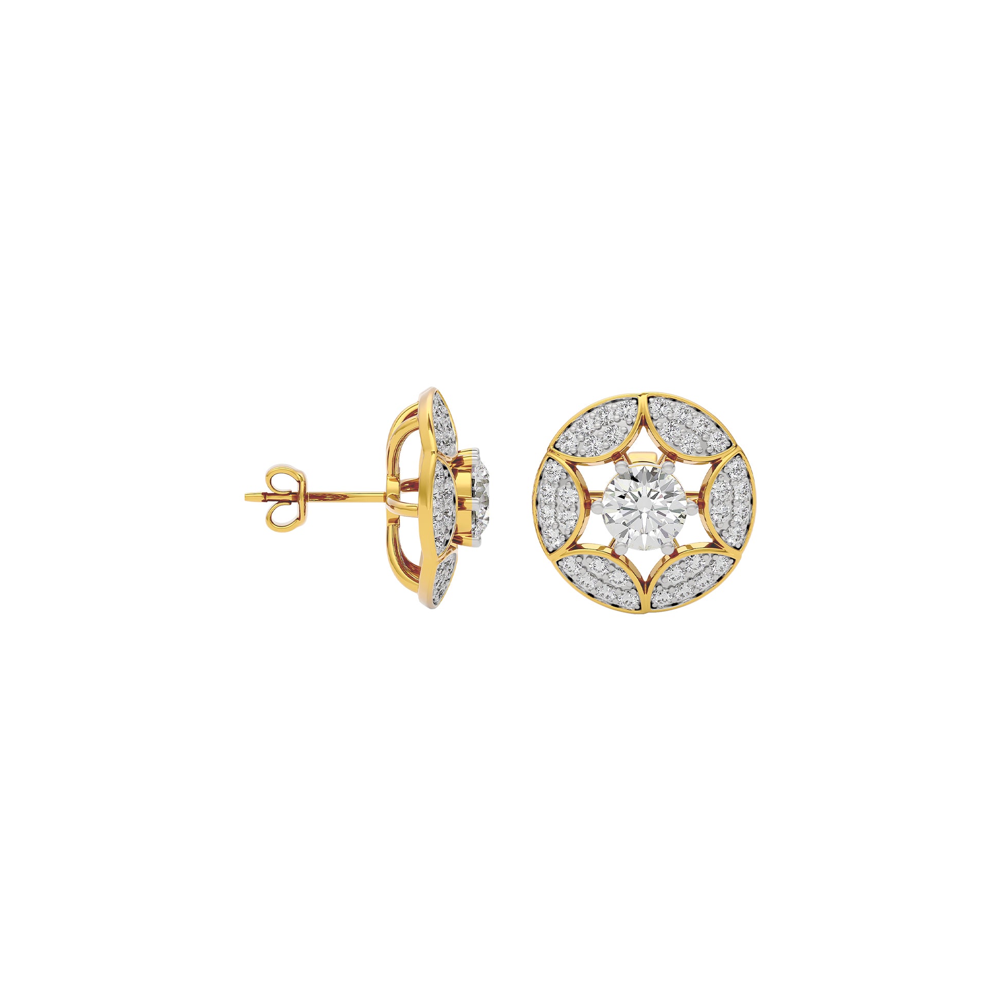 Eternal Glow Diamond Earring 18 KT / Yellow Gold
