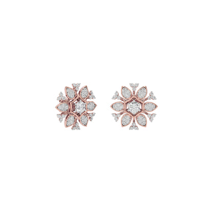 Mystic Crystal Diamond Earring 18 KT / Rose Gold