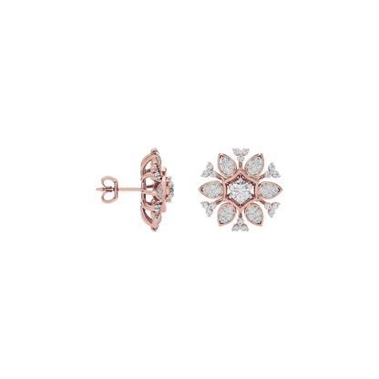 Mystic Crystal Diamond Earring 18 KT / Rose Gold