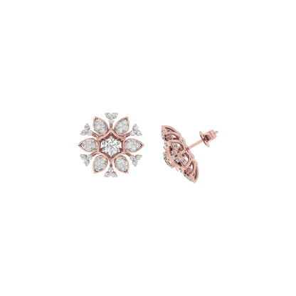 Mystic Crystal Diamond Earring 18 KT / Rose Gold