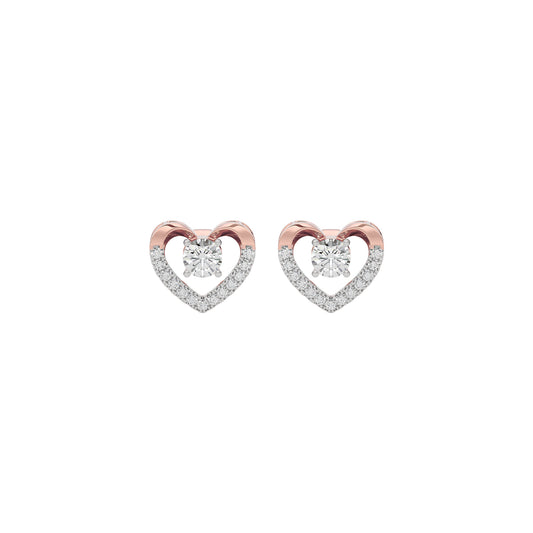 Diamond Tranquil Earring 18 KT / Rose Gold