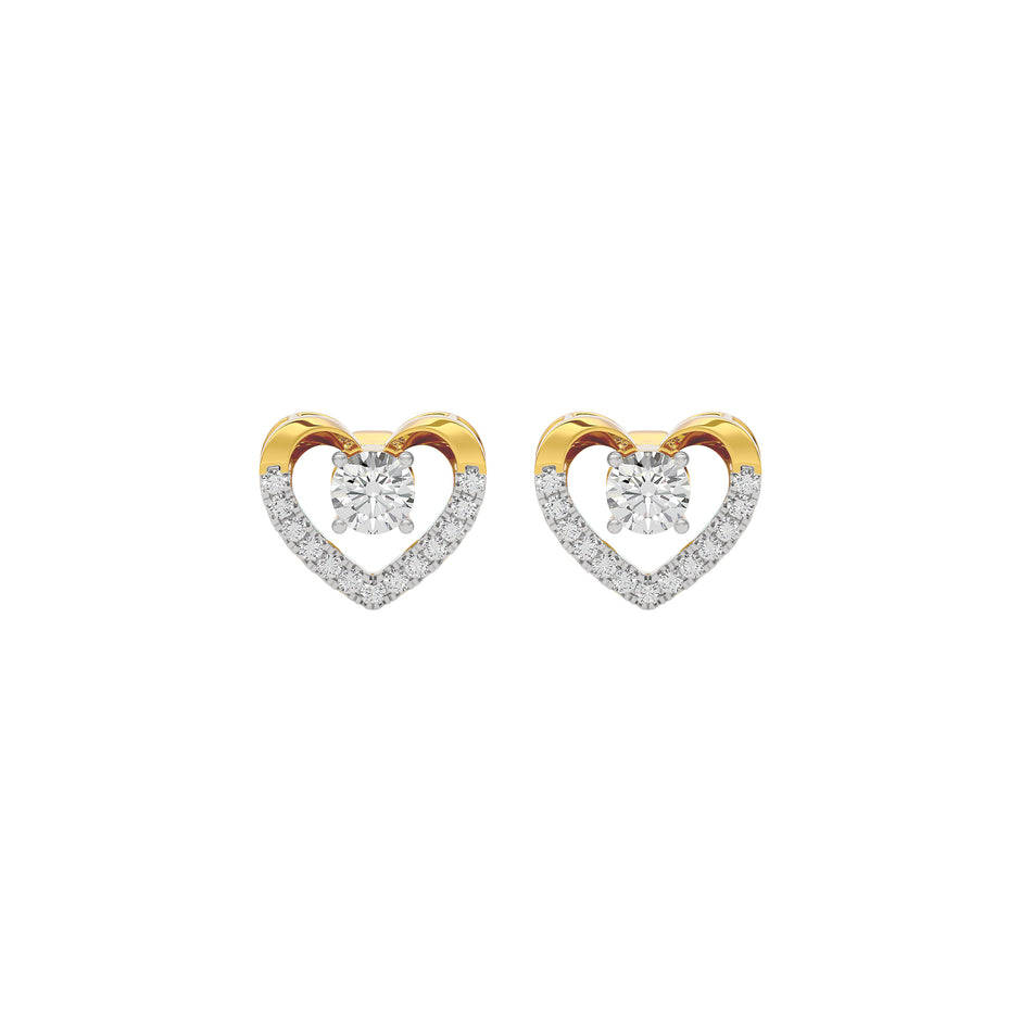 Diamond Tranquil Earring 18 KT / Yellow Gold
