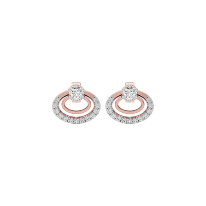 Crystal Oasis Diamond Earring 18 KT / Rose Gold