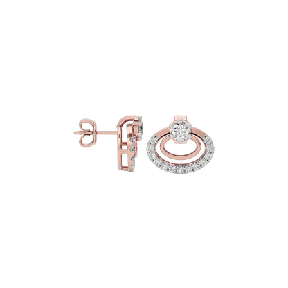 Crystal Oasis Diamond Earring 18 KT / Rose Gold