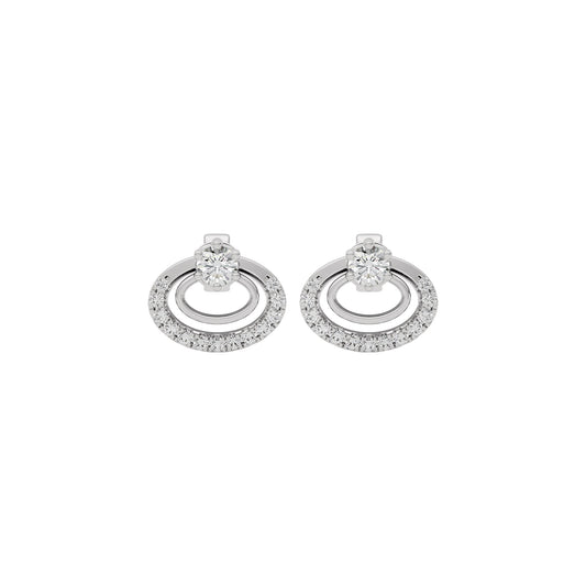 Crystal Oasis Diamond Earring 18 KT / White Gold