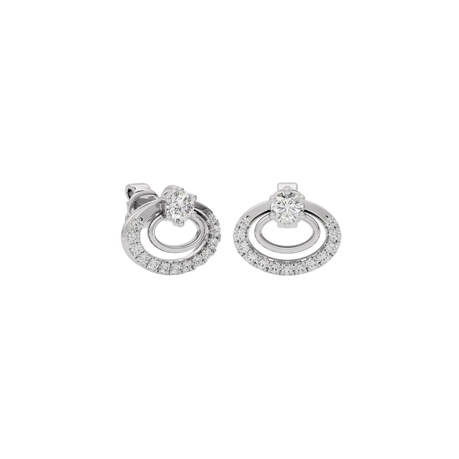 Crystal Oasis Diamond Earring 18 KT / White Gold