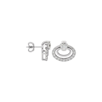 Crystal Oasis Diamond Earring 18 KT / White Gold