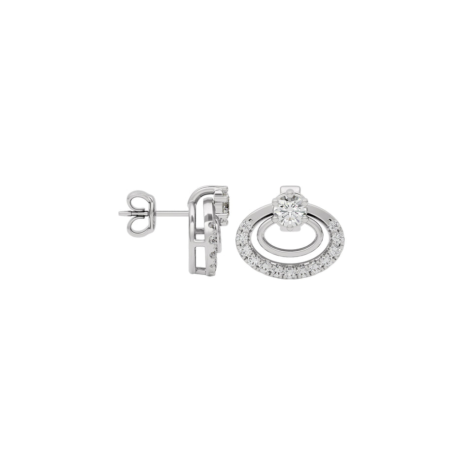 Crystal Oasis Diamond Earring 18 KT / White Gold