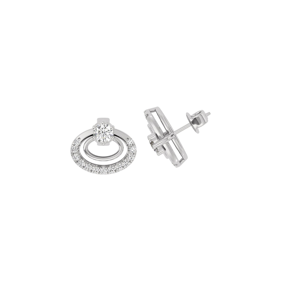 Crystal Oasis Diamond Earring 18 KT / White Gold