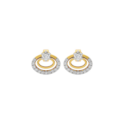 Crystal Oasis Diamond Earring 18 KT / Yellow Gold