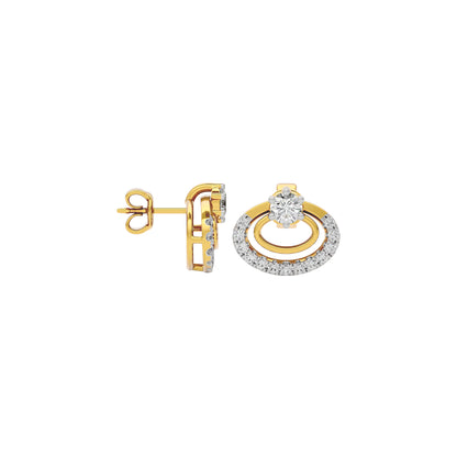 Crystal Oasis Diamond Earring 18 KT / Yellow Gold