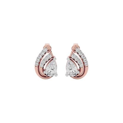 Moonlit Dusk Diamond Earring 18 KT / Rose Gold