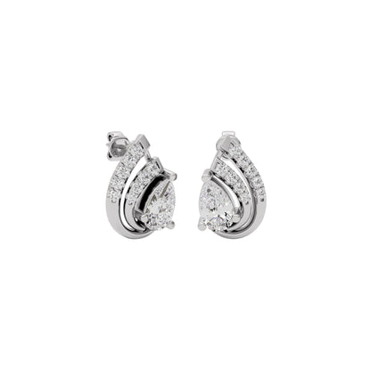 Moonlit Dusk Diamond Earring 18 KT / White Gold