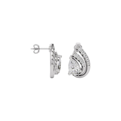 Moonlit Dusk Diamond Earring 18 KT / White Gold