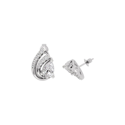 Moonlit Dusk Diamond Earring 18 KT / White Gold