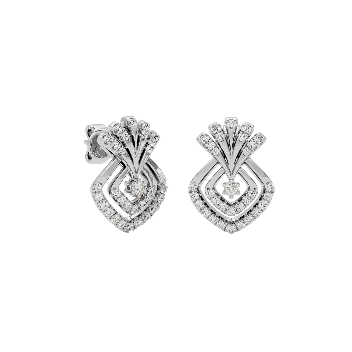 Celestial Veil Diamond Earring