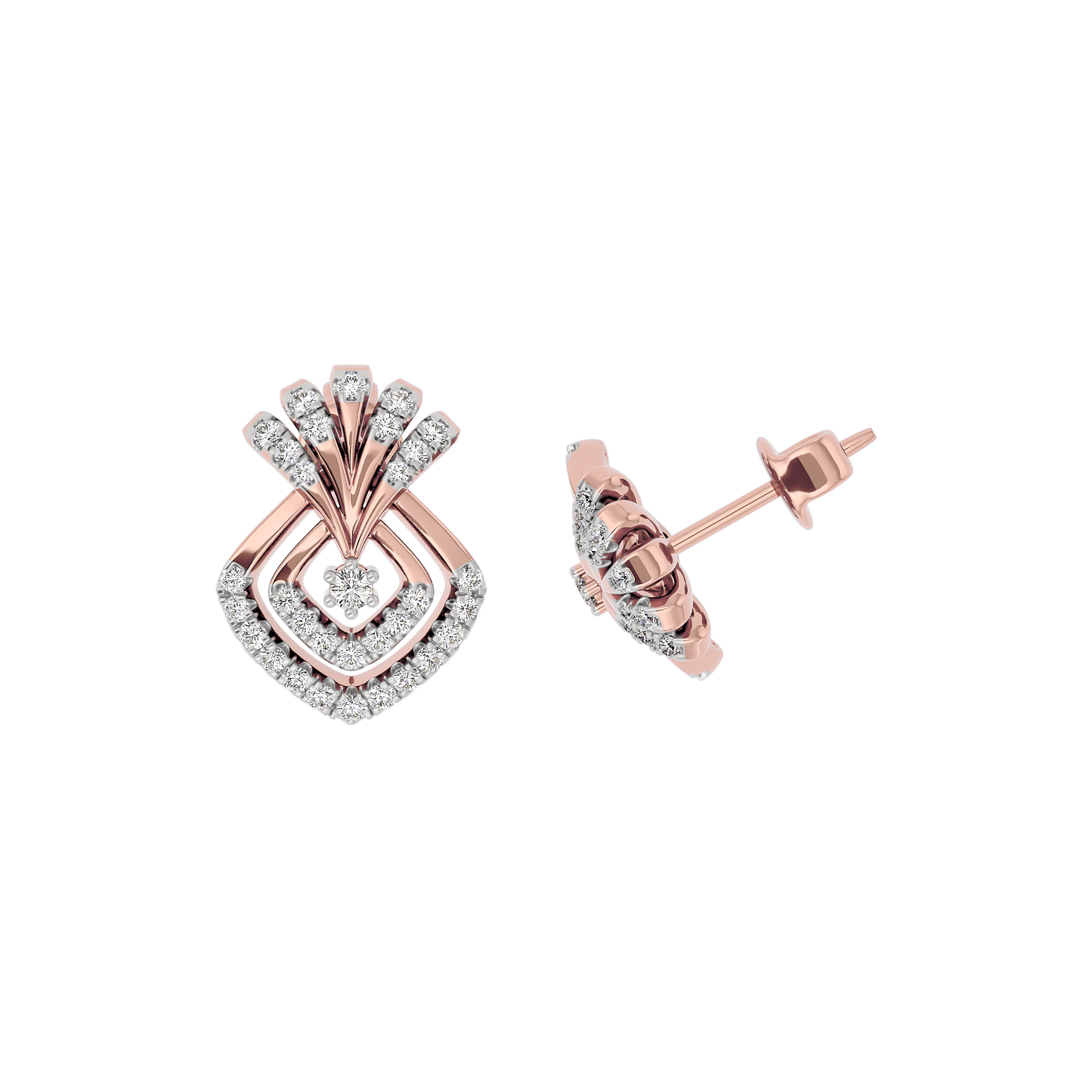 Celestial Veil Diamond Earring