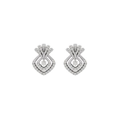 Celestial Veil Diamond Earring 18 KT / White Gold