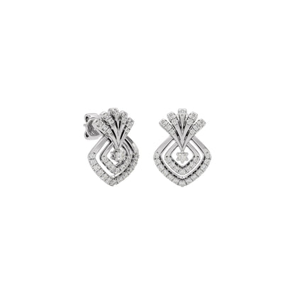 Celestial Veil Diamond Earring 18 KT / White Gold