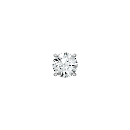 Stud Muffin Solitaire Diamond Ear Studs 18 KT / Yellow Gold