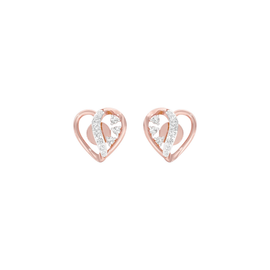 Young Harths Diamond Earrings 18 KT / Rose Gold