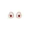Hearthrob Diamond Earrings 9 KT / Rose Gold