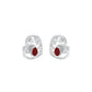 Hearthrob Diamond Earrings 9 KT / White Gold