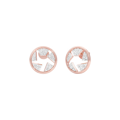 Starburst Diamond Earrings 18 KT / Rose Gold
