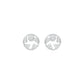 Starburst Diamond Earrings 18 KT / White Gold