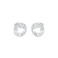 Starburst Diamond Earrings 18 KT / White Gold