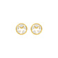 Starburst Diamond Earrings 18 KT / Yellow Gold