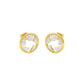 Starburst Diamond Earrings 18 KT / Yellow Gold