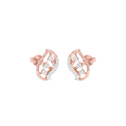 Little Sparkles Diamond Earrings 18 KT / Rose Gold