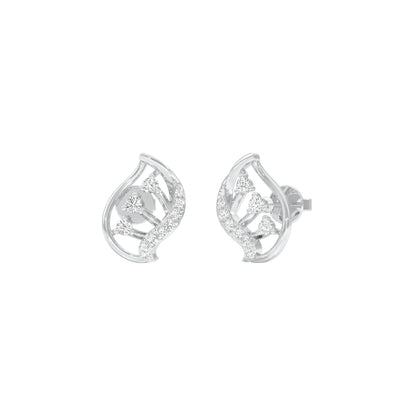Little Sparkles Diamond Earrings 18 KT / White Gold