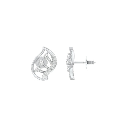 Little Sparkles Diamond Earrings 18 KT / White Gold